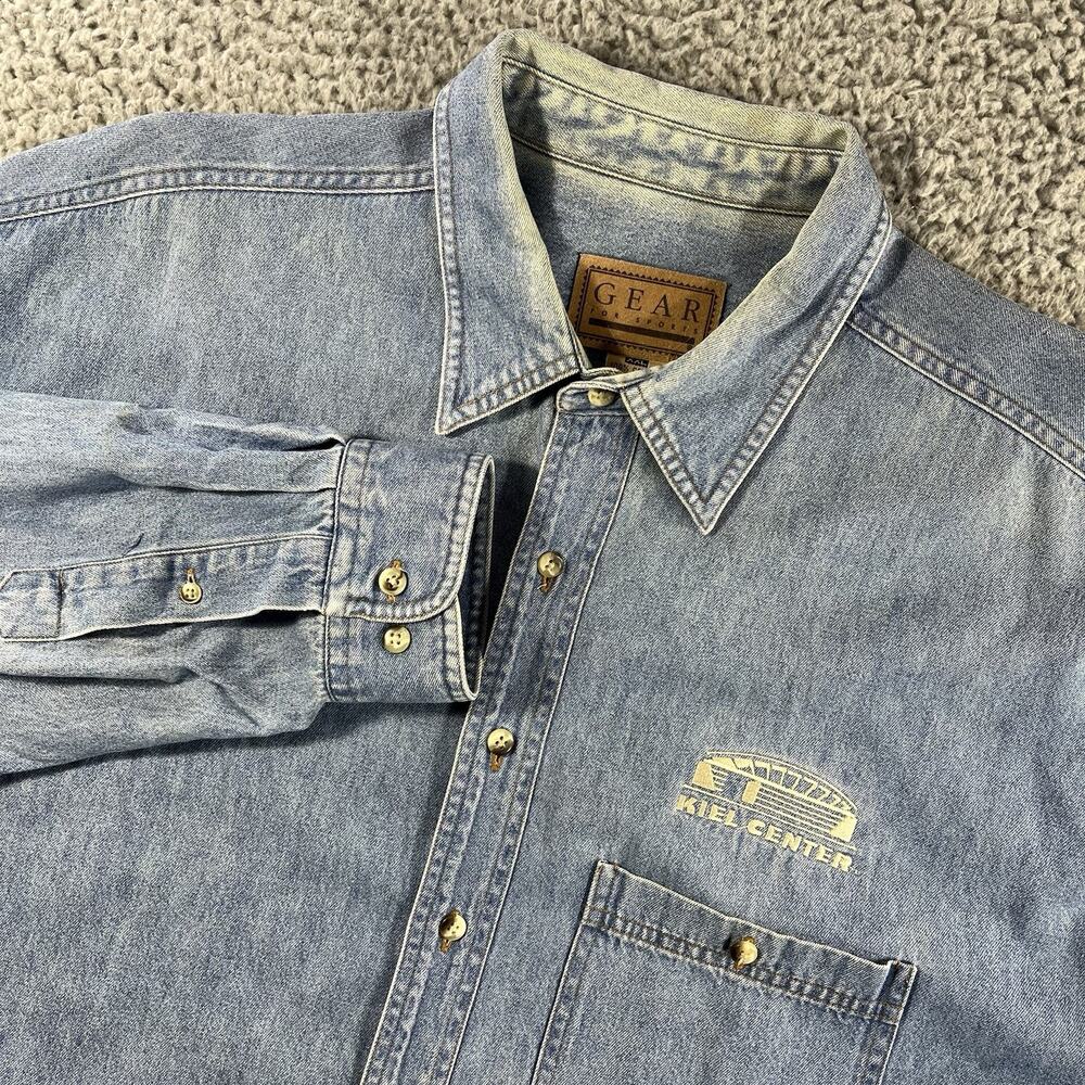 Gear For Sports Denim Blue Casual Shirt